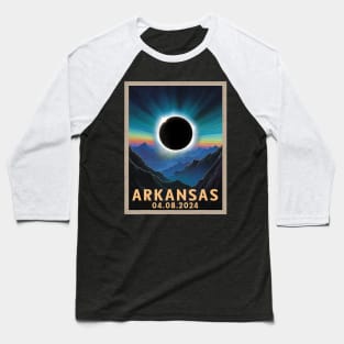 Total Solar Eclipse 2024 Arkansas Baseball T-Shirt